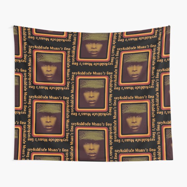 BowersJ Erykah Badu Mama_s Gun Men_s T-Shirt Black Tapestry