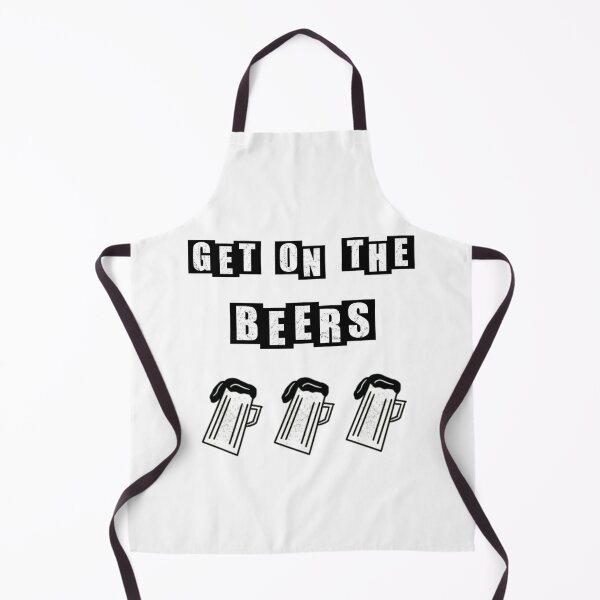 Item preview, Get On The Beers - White Text designed and sold by BusyMonkeys.