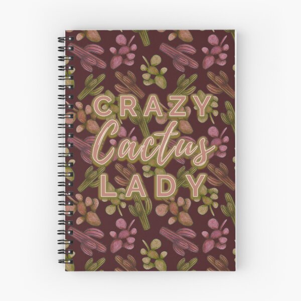 Item preview, Red Green Watercolour Crazy Cactus Lady Cactus Pattern designed and sold by marta-maria.