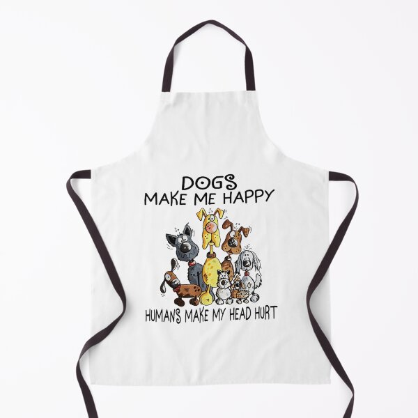 Item preview, Dogs Make Me Happy Humans Make My Head Hurt designed and sold by juansstanley.