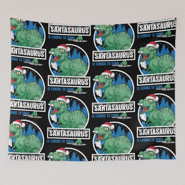 Item preview, Santasaurus Is Coming To Town | Naughty Or Nice designed and sold by GravitiTees.