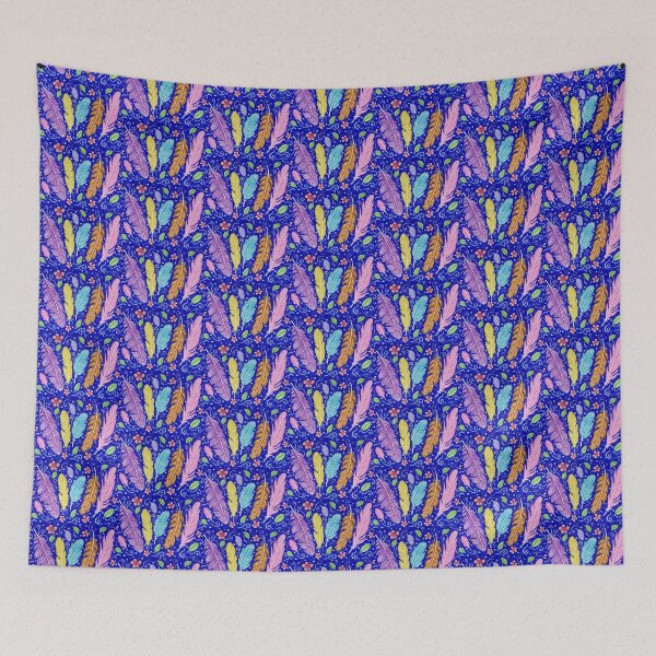 Item preview, Feathers and Frangipanis designed and sold by Soozie Wray.