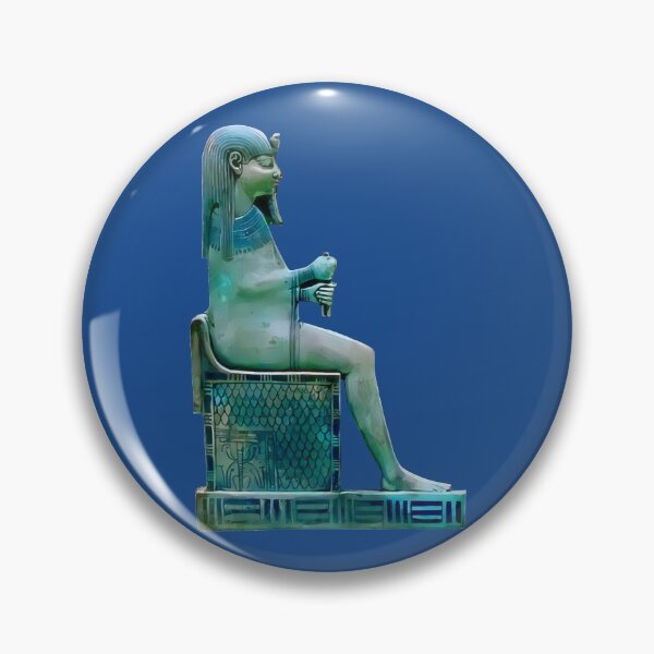 Item preview, Ptolemaic period faience inlay of a god designed and sold by DotorEaon.