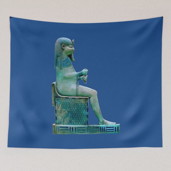 Item preview, Ptolemaic period faience inlay of a god designed and sold by DotorEaon.