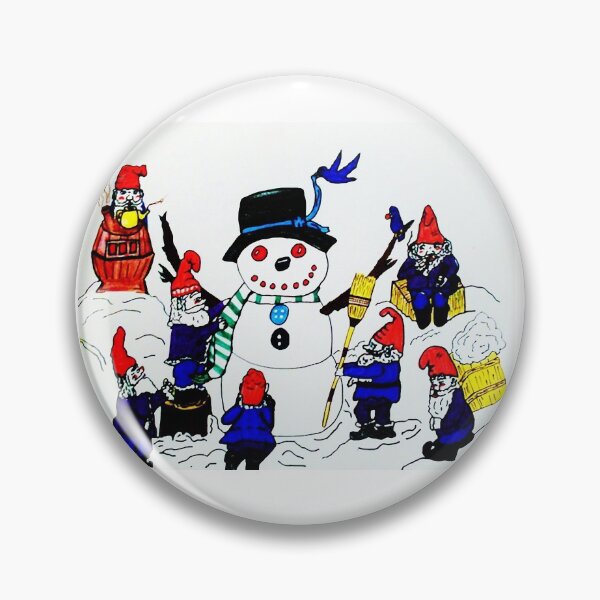Item preview, THE GNOMES BUILD A SNOWMAN designed and sold by JoAnnHayden.
