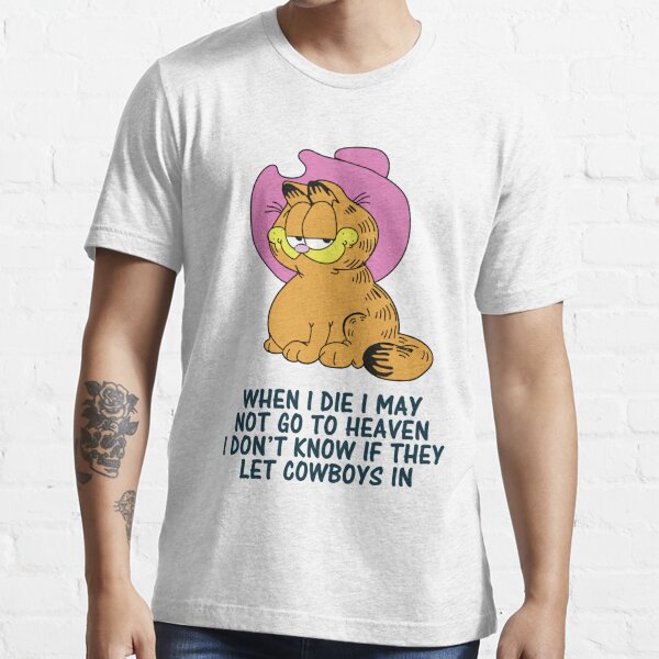 When i die i may not go to heaven garfield shirt Essential T-Shirt