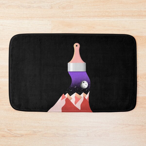 Item preview, Brush painting mountains designed and sold by Oliver Mendez Martinez.