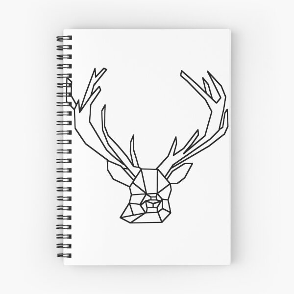 Item preview, Geometric Minimalistic Deer Head designed and sold by Zeemow.