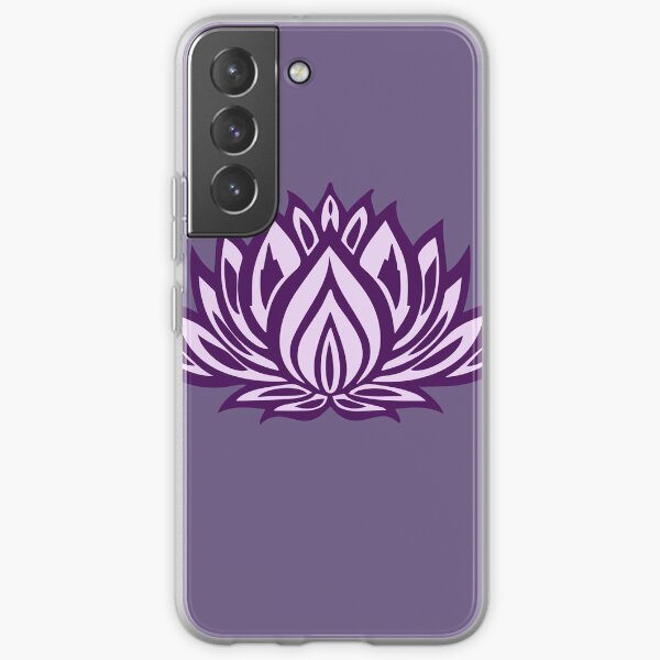 Purple Lotus Flower Samsung Galaxy Soft Case