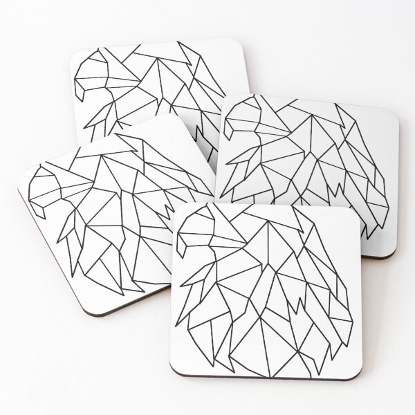 Item preview, Geometric Minimalist Eagle Head designed and sold by Zeemow.