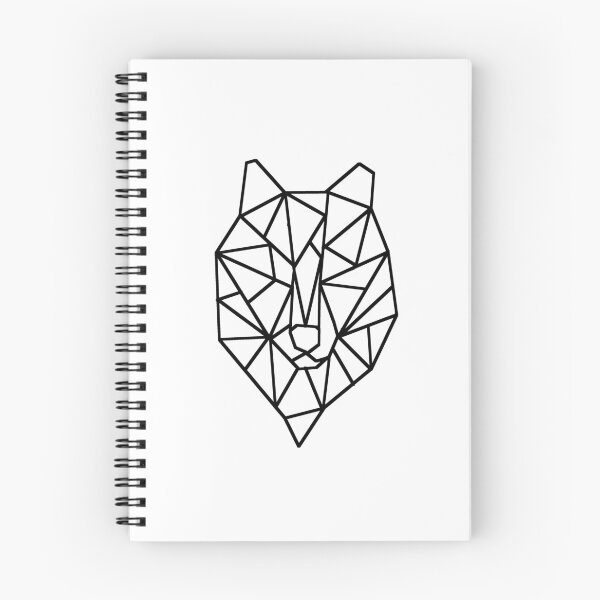 Item preview, Geometric Minimalist Wolf Head designed and sold by Zeemow.