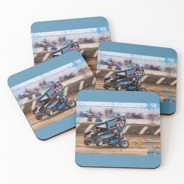 Item preview, Wheels up, arms up, let's go sprint car racing! designed and sold by shaynetwright.