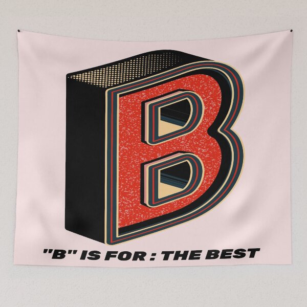 Item preview, B for the best designed and sold by Apoorv Choudhary.