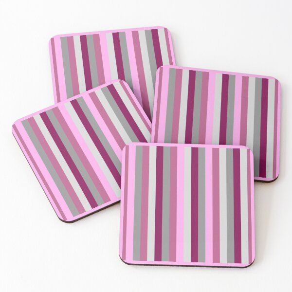 Item preview, Pink and Grey Stripes designed and sold by JazzPWall.