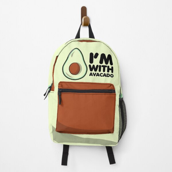 Item preview, I'M With Avocado designed and sold by YueHeng Creates ⭐⭐⭐⭐⭐.