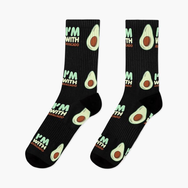Item preview, I'M With Avocado designed and sold by YueHeng Creates ⭐⭐⭐⭐⭐.