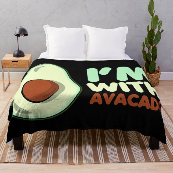 Item preview, I'M With Avocado designed and sold by YueHeng Creates ⭐⭐⭐⭐⭐.