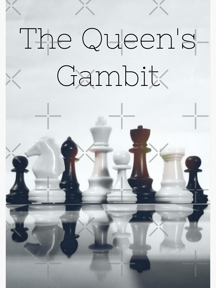 Tablero Serie De Netflix Jugadora De Ajedrez Pegatina Con La Obra