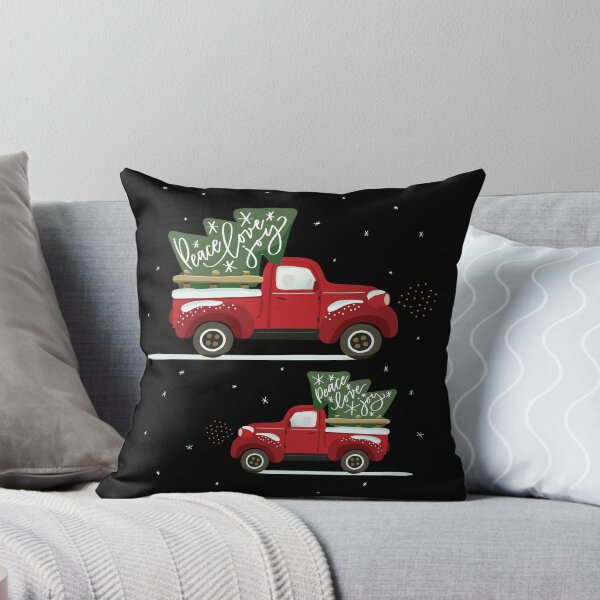 Item preview, Christmas Truck Peace Love Joy quote designed and sold by RusticGarden.