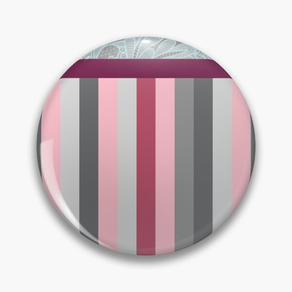 Item preview, Lace and Stripes (Pink and Grey) designed and sold by JazzPWall.
