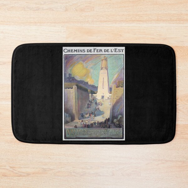 Item preview, Verdun retro poster designed and sold by CorasPosters.