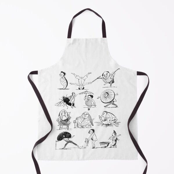 Item preview, Edward Lear Characters (black) designed and sold by Hollie Black.