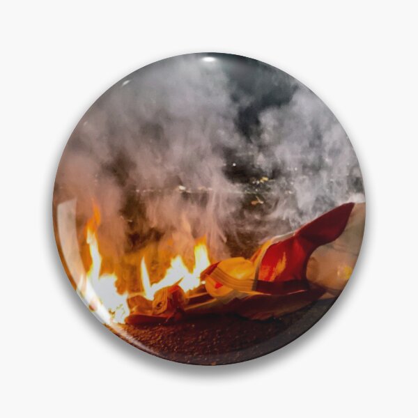 Item preview, American Flag on Fire - Portland Protests designed and sold by stillpdx.