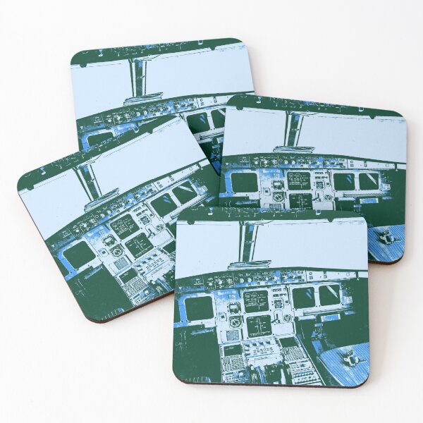 Item preview, Airbus A320 Cockpit Blue Theme designed and sold by Ngaiseot.