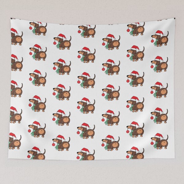 Item preview, Christmast - Cute and funny Dog (Dachshund) designed and sold by ShawnDzign.