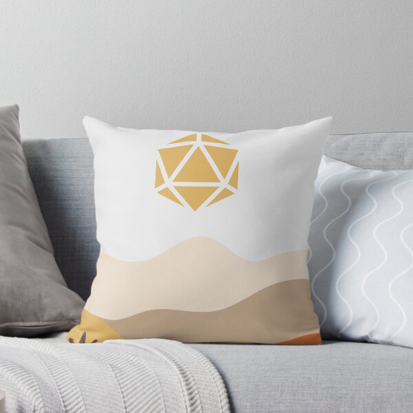 Item preview, Desert High Noon Sun Polyhedral D20 Dice RPG Landscape designed and sold by pixeptional.