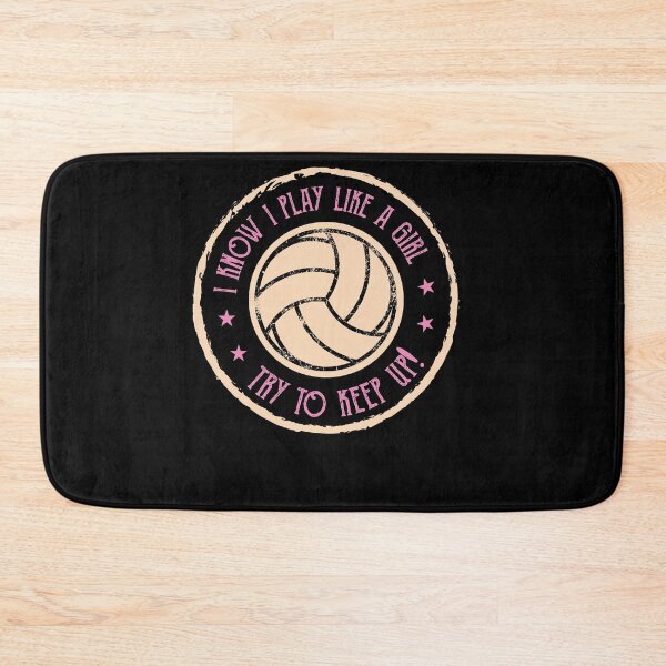 Item preview, I Know I Play Like A Girl Try To Keep Up Lineman Volleyball designed and sold by shirti.