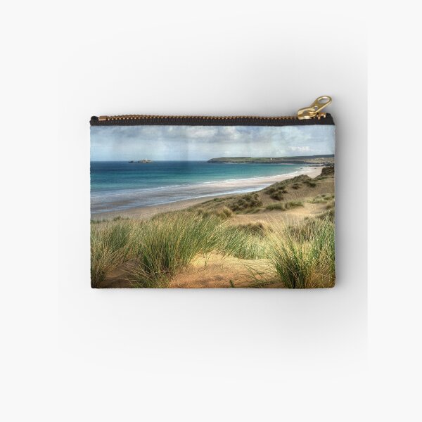 Item preview, Sand Dunes at Hayle Cornwall looking towards Godrevy Lighthouse designed and sold by rosiephotos.