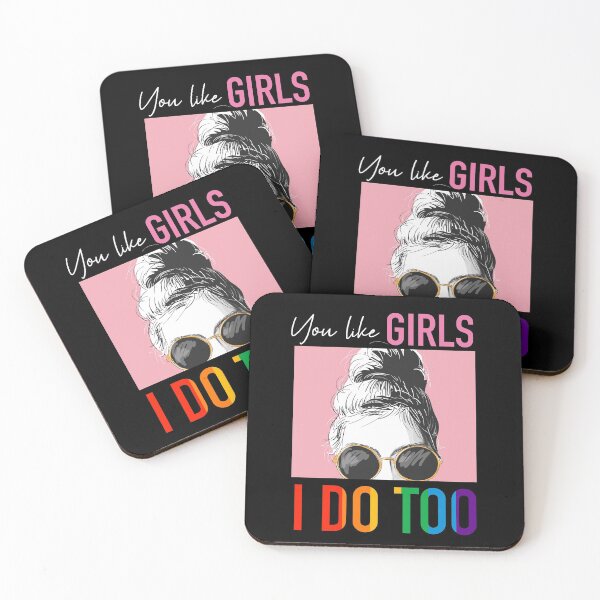 Item preview, You like Girls I Do Too Rainbow Lesbian Pride designed and sold by styleofpop.