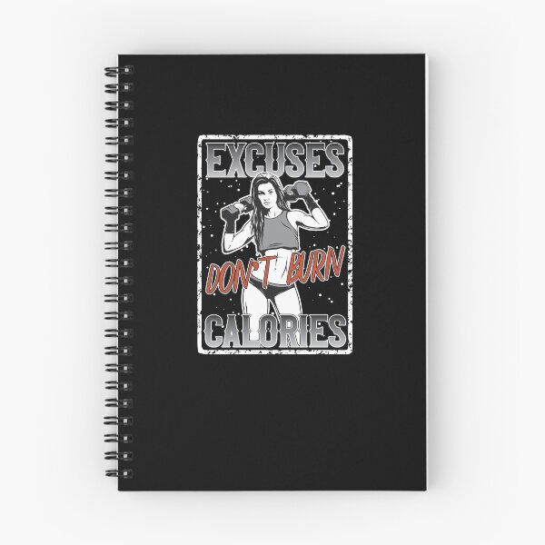 Item preview, Female Bodybuilder Excuses Don't Burn Calories designed and sold by Two Left Hands Design.