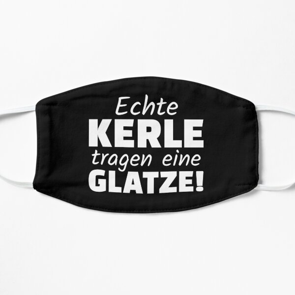 "Glatzen Glatzenträger Lustige Glatzkopf Sprüche" Maske von