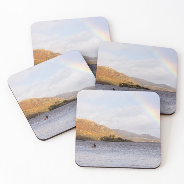 Item preview, Canoeists with a rainbow designed and sold by Mark Liebenberg.