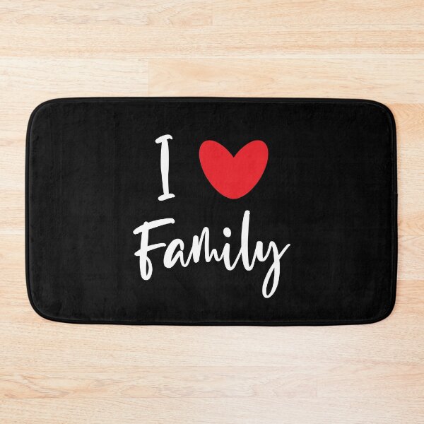 Item preview, I love family (red heart) designed and sold by ShawnDzign.
