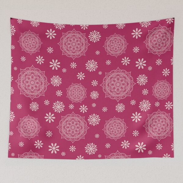 Item preview, Seamless Mandala Pattern Hot Pink designed and sold by sunkissedgrafix.