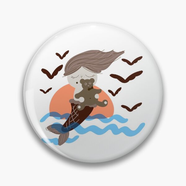 Item preview, mermaid with a Teddy bear designed and sold by R-728.