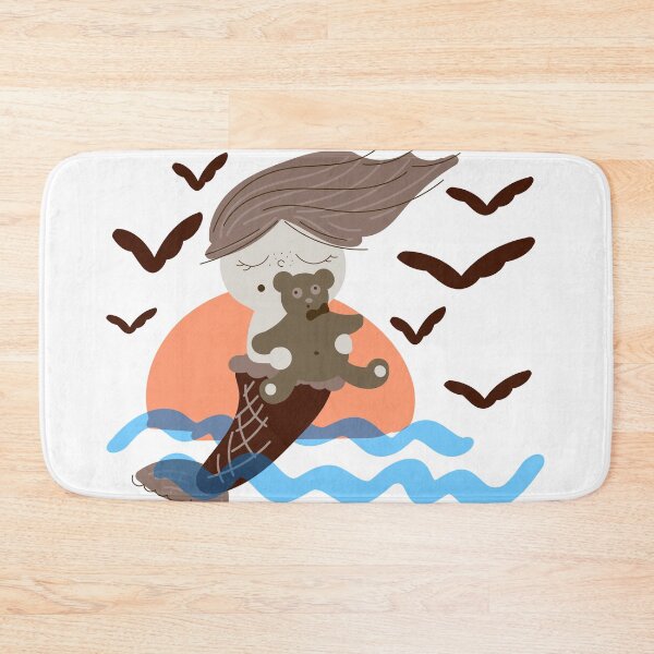 Item preview, mermaid with a Teddy bear designed and sold by R-728.