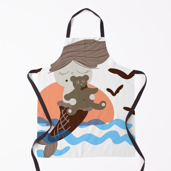 Item preview, mermaid with a Teddy bear designed and sold by R-728.