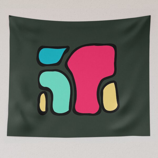 Item preview, Acid Retro TV 4 color chubby shapes designed and sold by Chubuter.