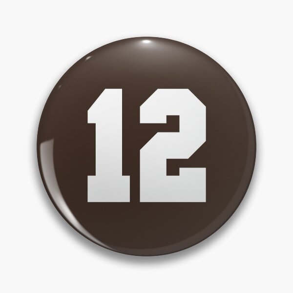 Item preview, 12 Jersey Cleveland Sports Doce Marrón Número designed and sold by HelloFromAja.