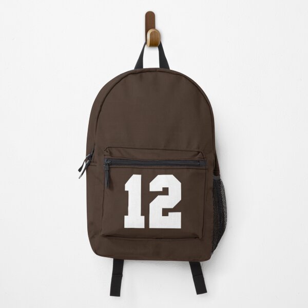 Item preview, 12 Number Cleveland Sports Twelve Brown Jersey designed and sold by HelloFromAja.