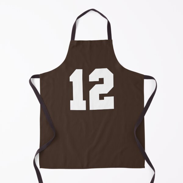 Item preview, 12 Number Cleveland Sports Twelve Brown Jersey designed and sold by HelloFromAja.