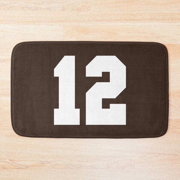 Item preview, 12 Number Cleveland Sports Twelve Brown Jersey designed and sold by HelloFromAja.