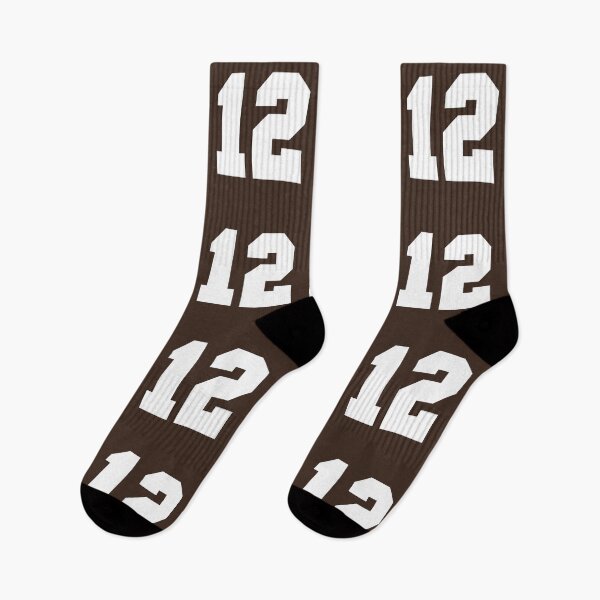 Item preview, 12 Number Cleveland Sports Twelve Brown Jersey designed and sold by HelloFromAja.