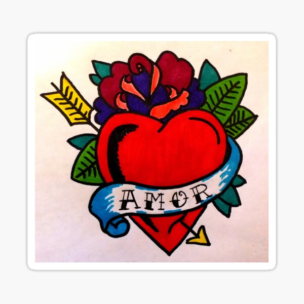Amor Sticker