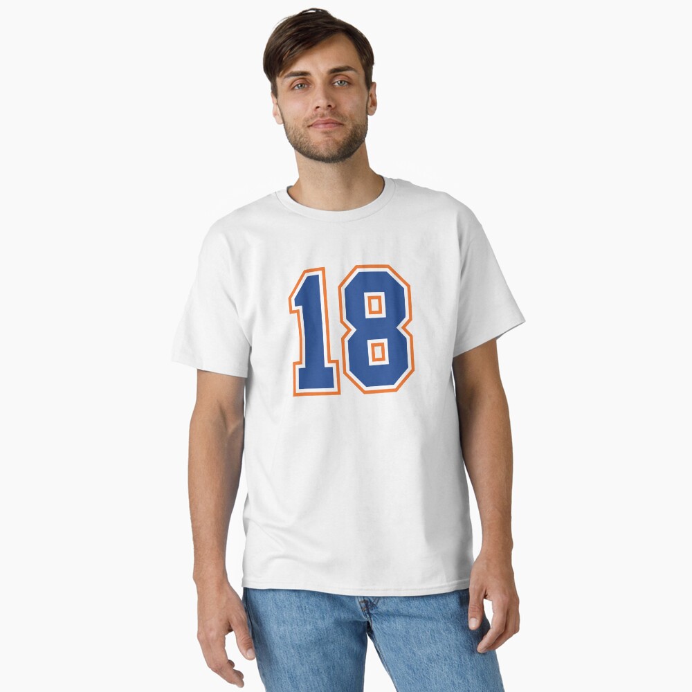 Eighteen Jersey Number Sports 18 Sticker