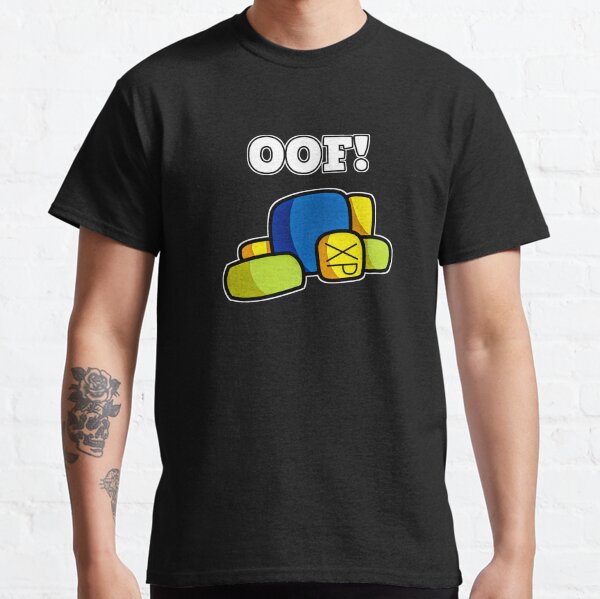 Oof noob funny dank meme hand drawn gamer youth roblox shirt